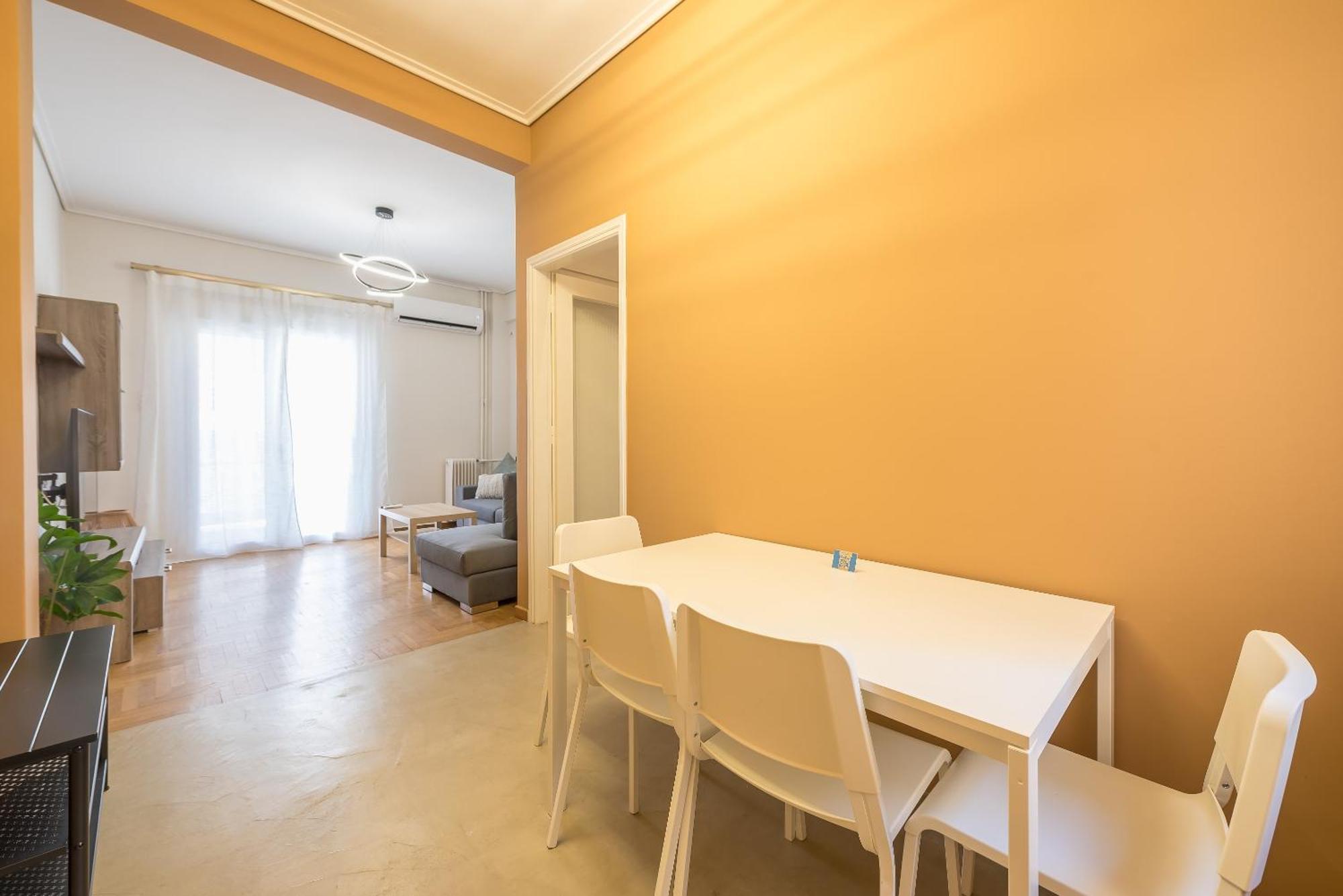 Appartement Stylish 2 Bd Urban Retreat Near Panormou Metro à Athènes Extérieur photo